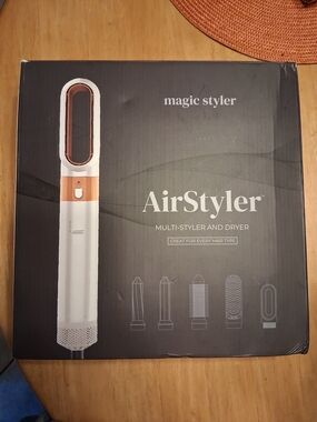 AirStyler 5 In One Magic Styler Multi-Styler & Dryer White with Rose Gold